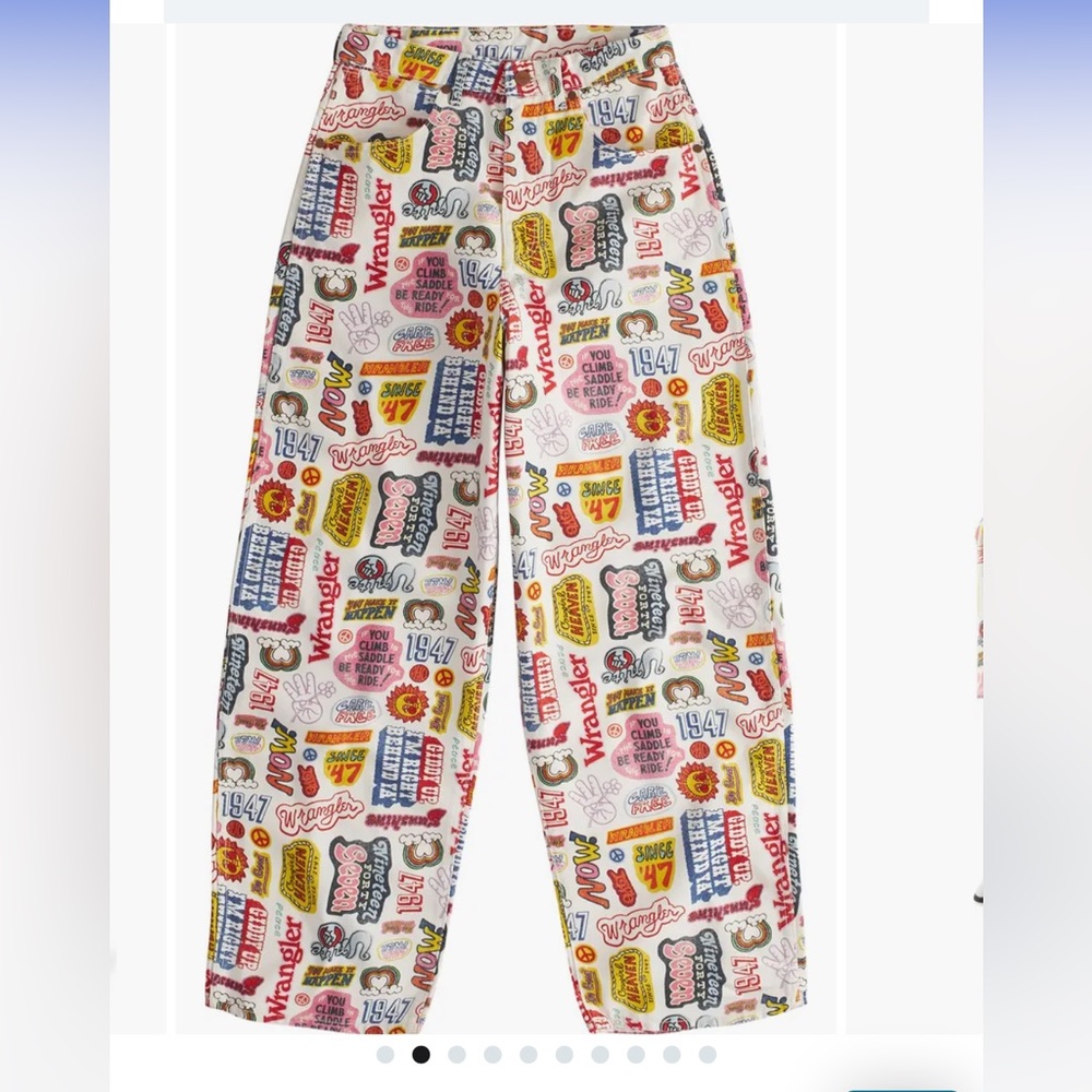 NWT Wrangler Cowgirl Heaven Crop Wide Barrel Jeans